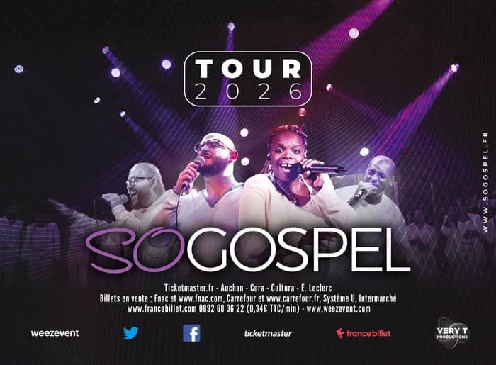 Illustration de l'événement : Concert So Gospel - Tournée 2026