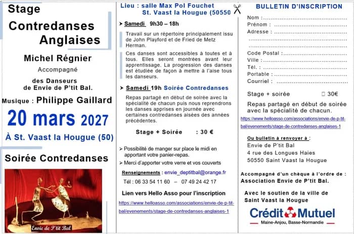 Illustration de l'événement : Stage de contredanses anglaises