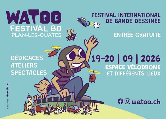 Illustration de l'événement : Watoo Festival BD de Plan-les-Ouates
