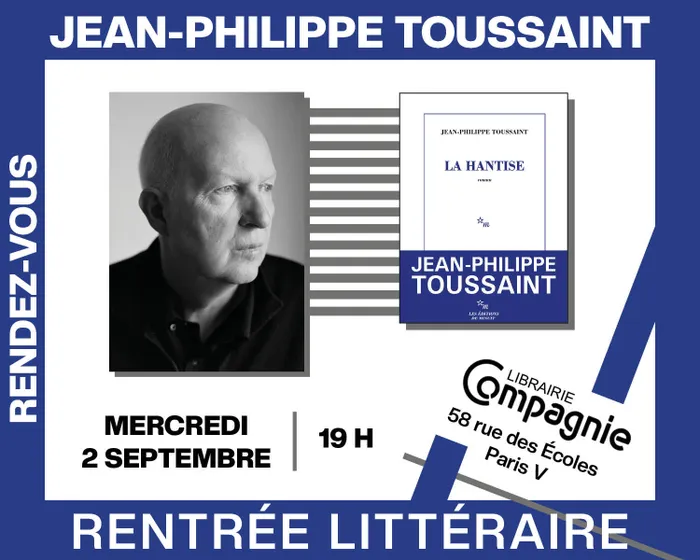 Illustration de l'événement : Jean Philippe Toussaint présente « La Hantise »