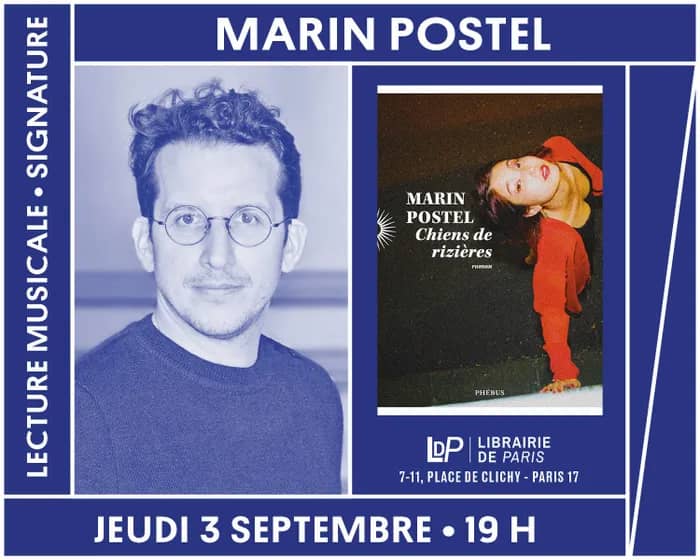 Illustration de l'événement : Lecture musicale : Marin Postel présente « Chiens de rizières »