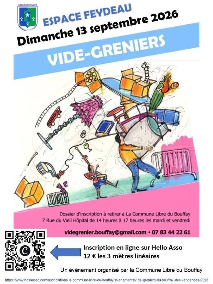 Illustration de l'événement : Vide-grenier du Bouffay des vendanges