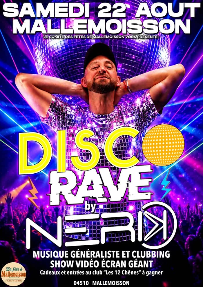 Illustration de l'événement : Disco Rave by DJ Nerik