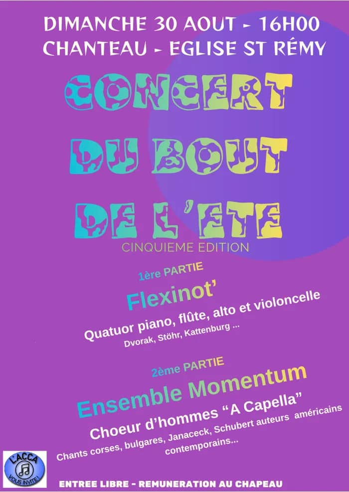 Illustration de l'événement : Concert du bout de l'été