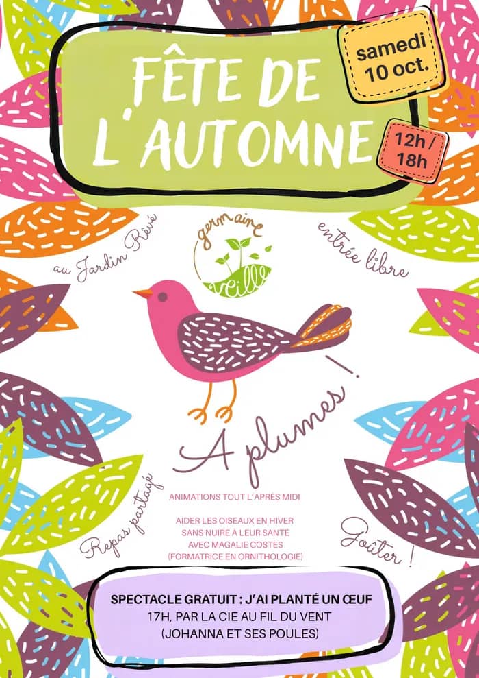 Illustration de l'événement : Fête de l'Automne : "A plumes"