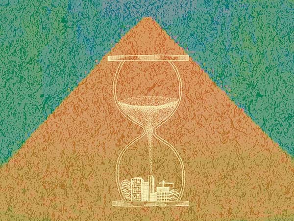 Illustration de l'événement : Entrez en matière! Du grain de sable à la ville durable