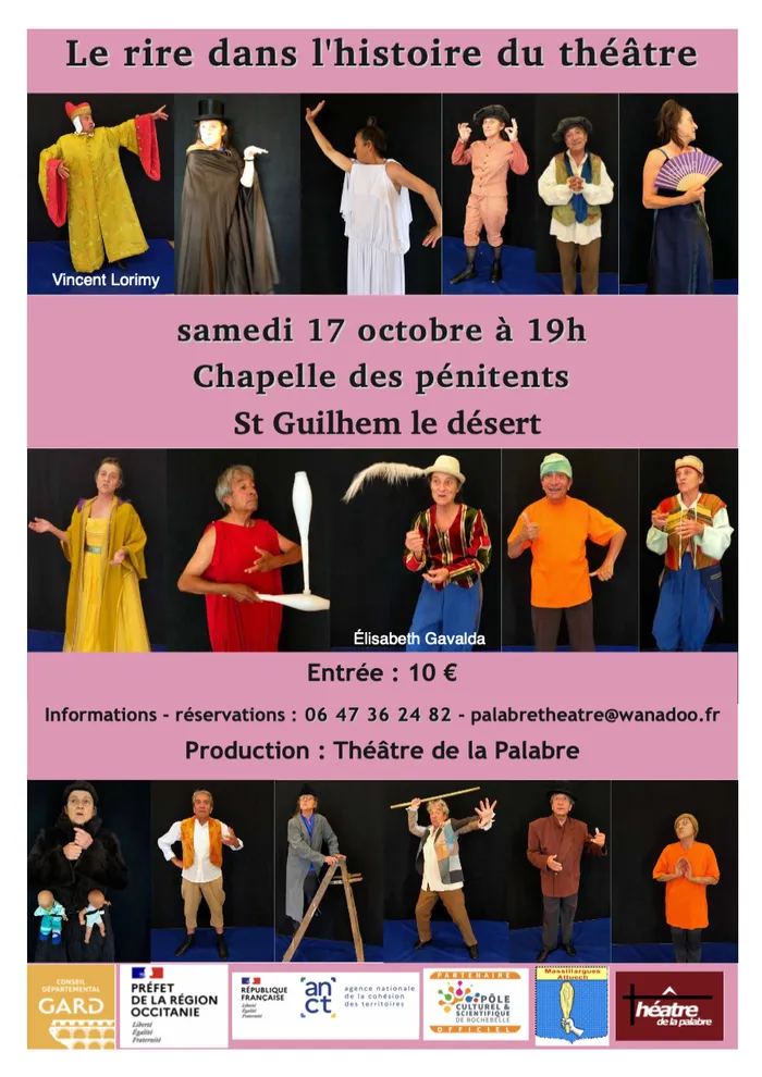 Illustration de l'événement : Le rire dans l'histoire du théâtre