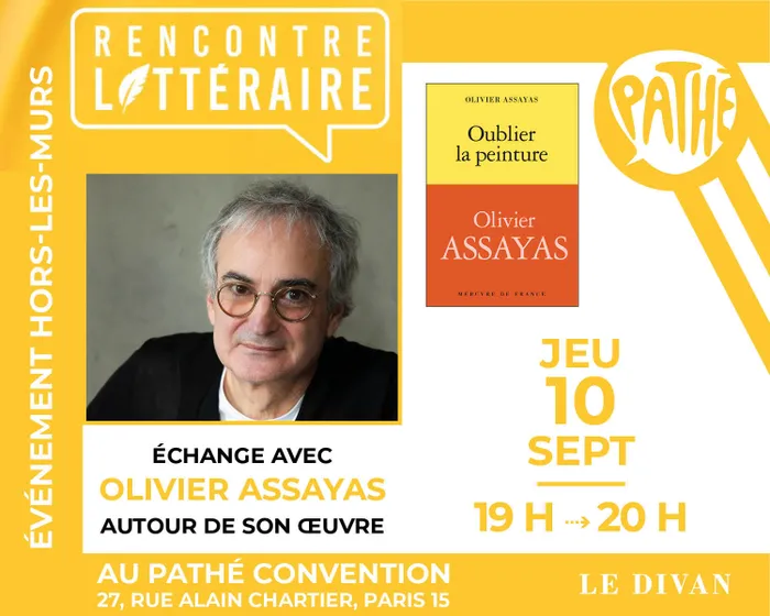 Illustration de l'événement : Olivier Assayas parle cinéma et littérature au Pathé Convention