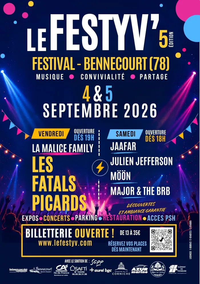 Illustration de l'événement : LE FESTYV' 2026 - Jour 2 : Découvertes & Musiques Actuelles