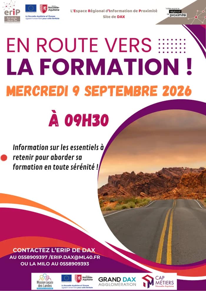 Illustration de l'événement : ERIP de Dax - En route vers la formation !