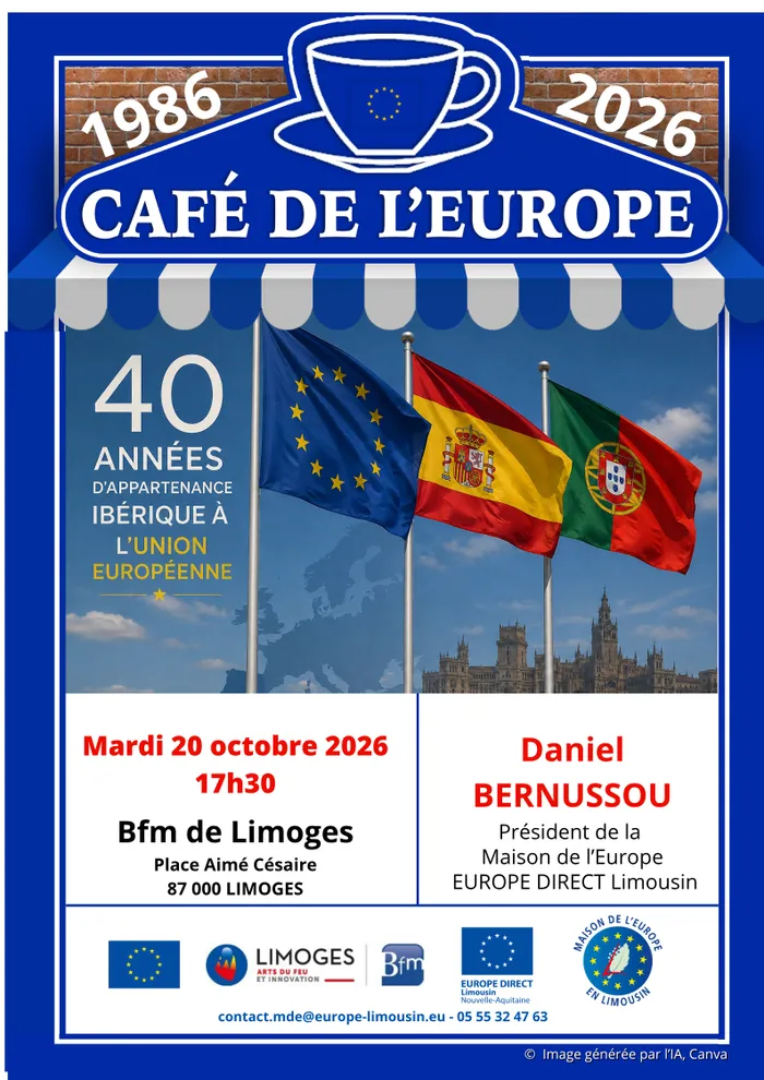 Illustration de l'événement : Café de l’Europe : « 40 années d’appartenance ibérique à l’Union européenne »