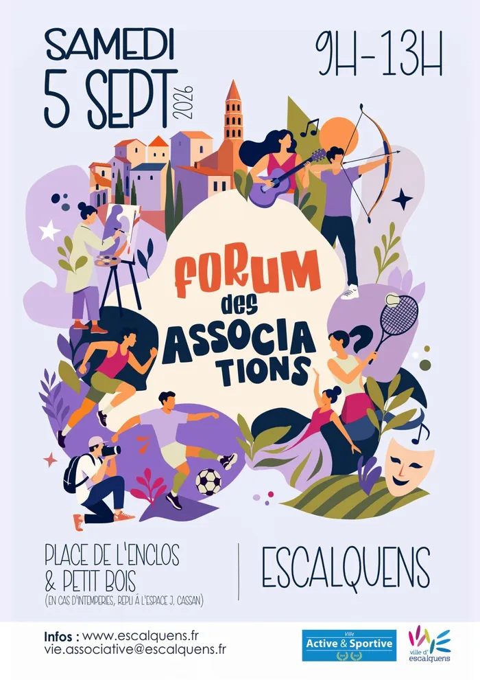 Illustration de l'événement : Forum des associations : rendez-vous le 5 septembre !