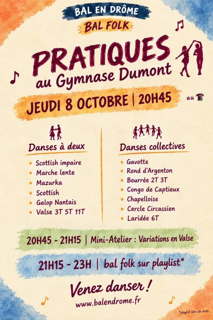 Illustration de l'événement : PRATIQUES au Gymnase Dumont
