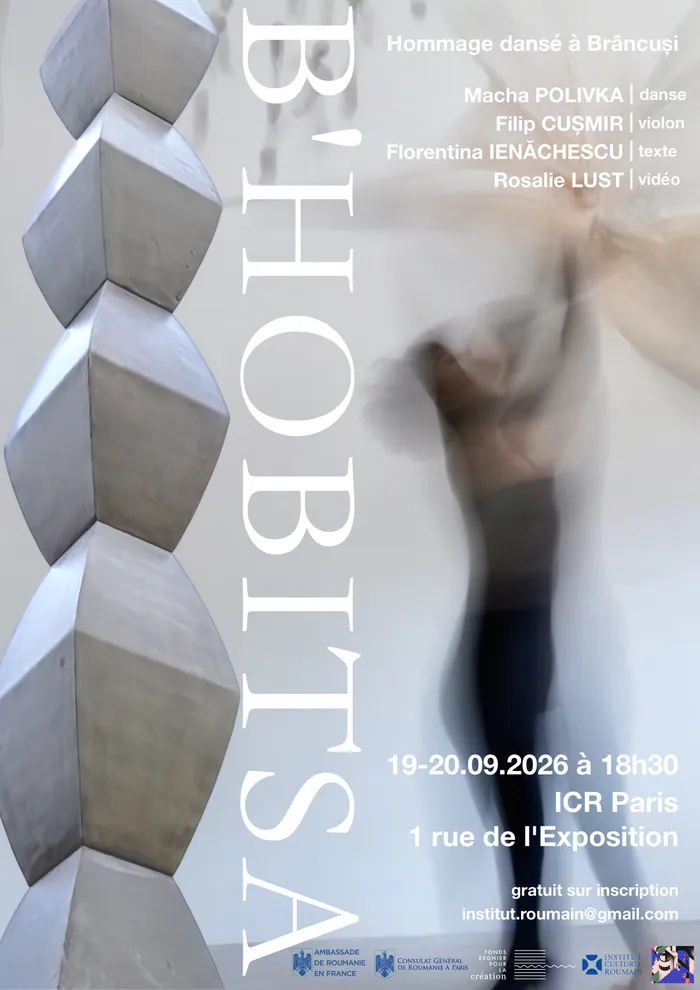 Illustration de l'événement : B'HOBITSA - Hommage à Constantin Brâncuși, performance interdisciplinaire
