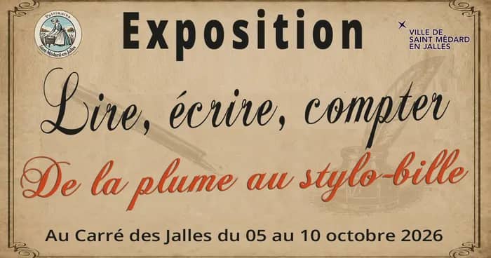 Illustration de l'événement : Lire, écrire, compter : de la plume au stylo-bille