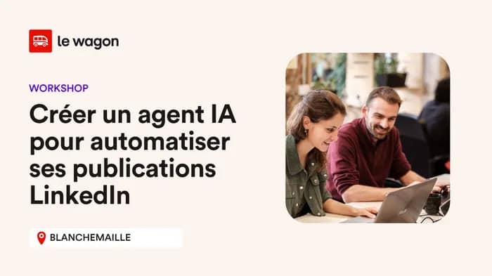 Illustration de l'événement : Créer un agent IA pour automatiser ses publications LinkedIn