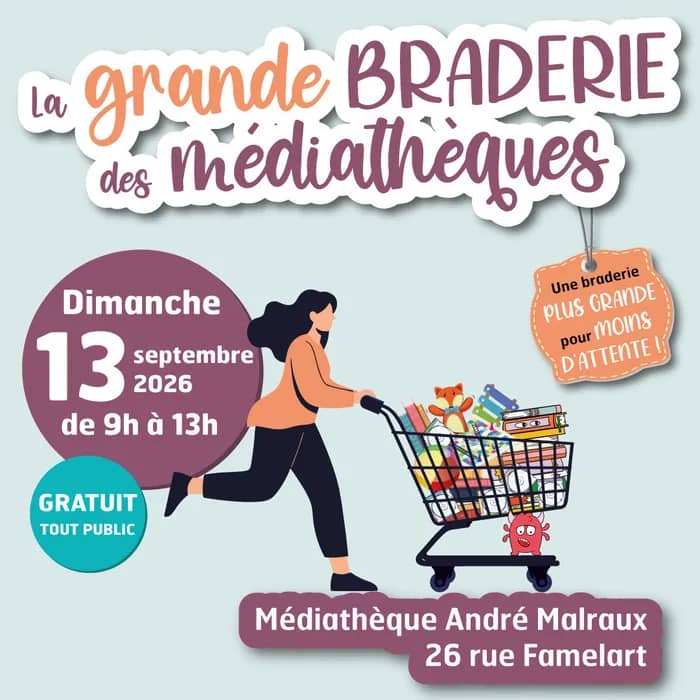 Illustration de l'événement : La grande braderie des médiathèques