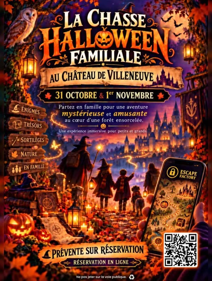 Illustration de l'événement : La chasse Halloween familiale