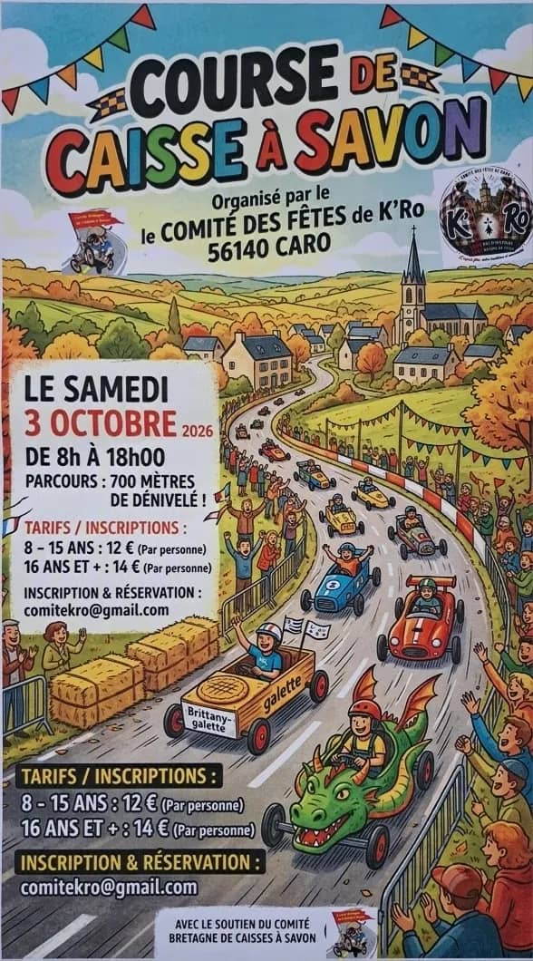Illustration de l'événement : Course de Caisse à Savon K'Ro