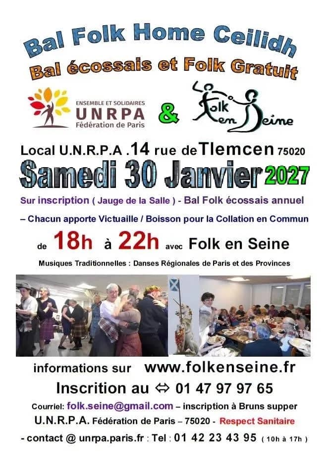 Illustration de l'événement : Bal Folk écossais Annuel