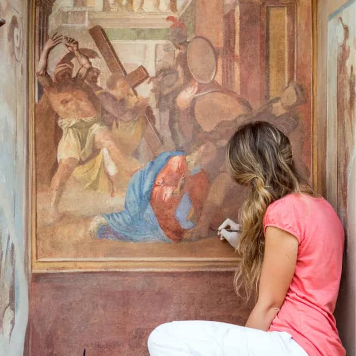 Illustration de l'événement : Découvrez le métier de restauratrice d’œuvres d’art
