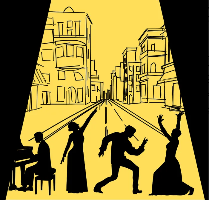 Illustration de l'événement : Ciné-concert sur un film muet tourné en direct sous vos yeux