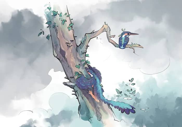 Illustration de l'événement : Visite commentée de l'exposition "Des dinosaures aux oiseaux"