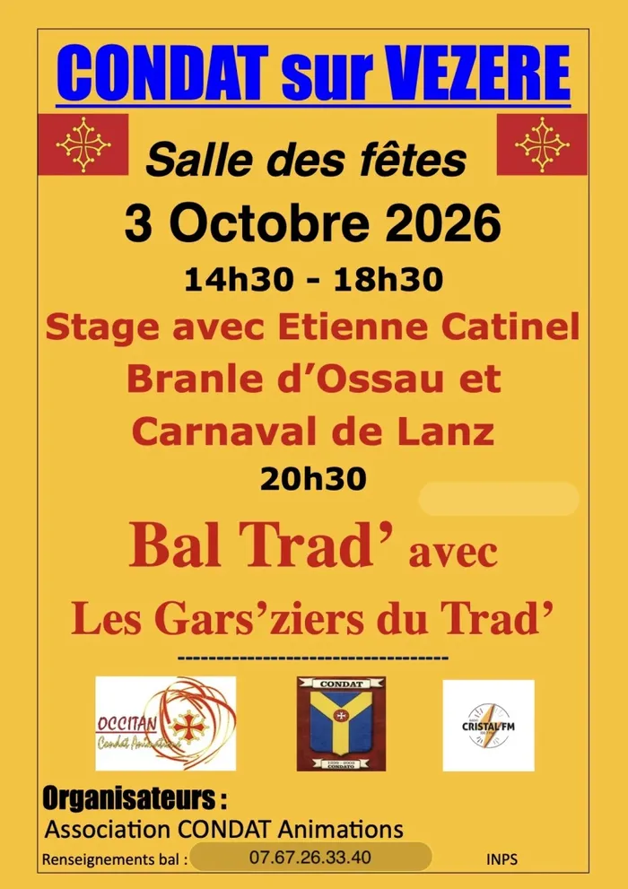 Illustration de l'événement : Stage et bal trad