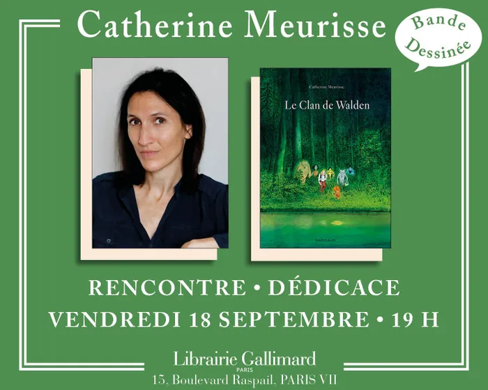 Illustration de l'événement : Bande dessinée : Catherine Meurisse présente « Le Clan de Walden »