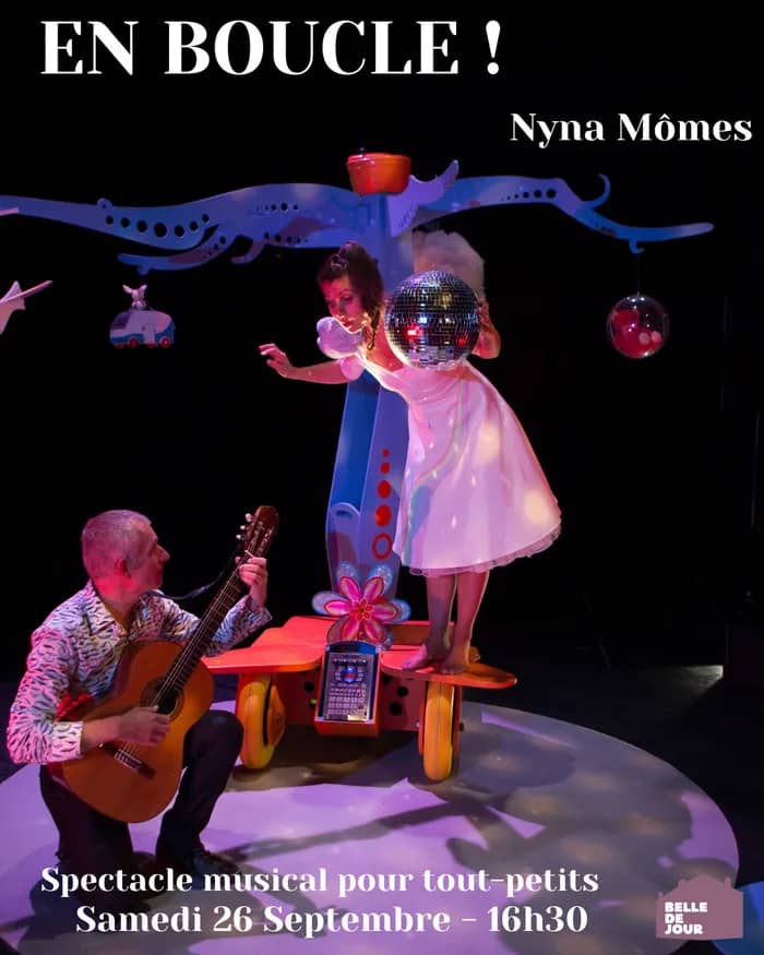 Illustration de l'événement : EN BOUCLE ! - Spectacle musical pour tout-petits Nyna Mômes