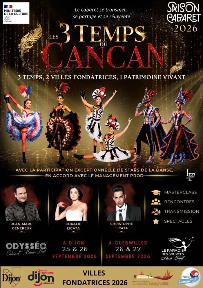 Illustration de l'événement : Les 3 temps du Cancan