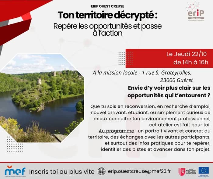 Illustration de l'événement : Territoire décrypté : Repère les opportunités et passe à l'action