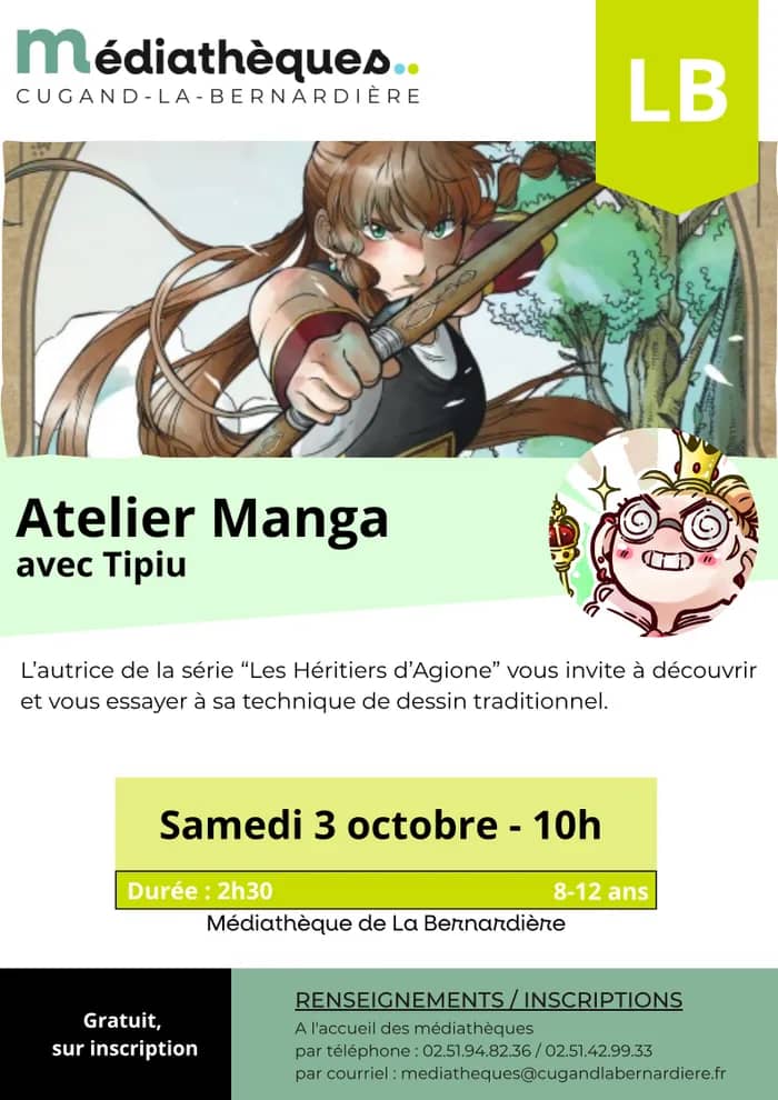 Illustration de l'événement : Atelier manga