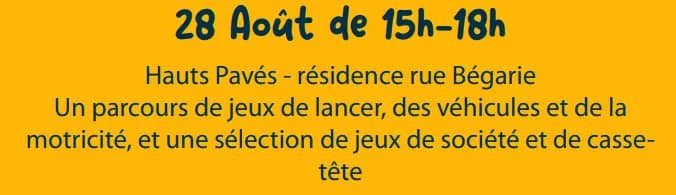 Illustration de l'événement : Maison des Jeux – Hauts Pavés