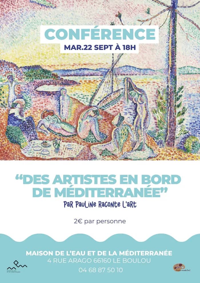 Illustration de l'événement : Conférence : Des artistes en bord de Méditerranée