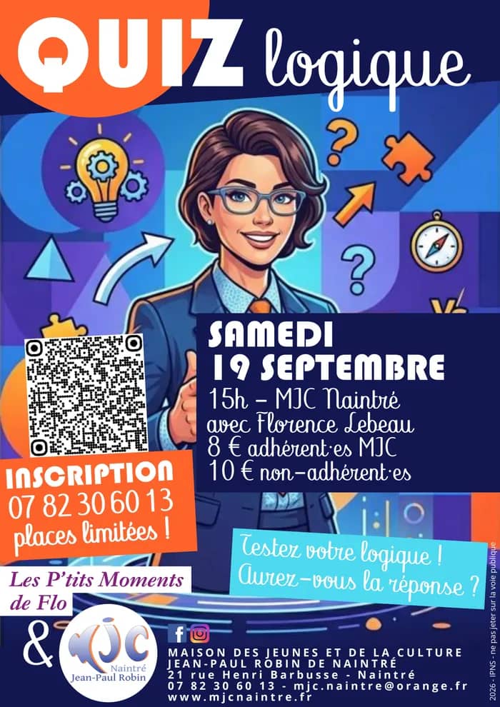 Illustration de l'événement : Quiz logique à la MJC !