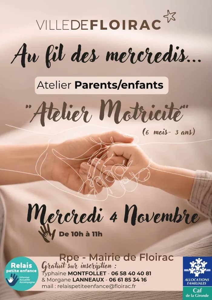 Illustration de l'événement : atelier parents enfants "Motricité"