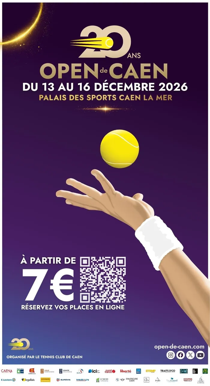 Illustration de l'événement : 20ème édition de l'Open de tennis de Caen