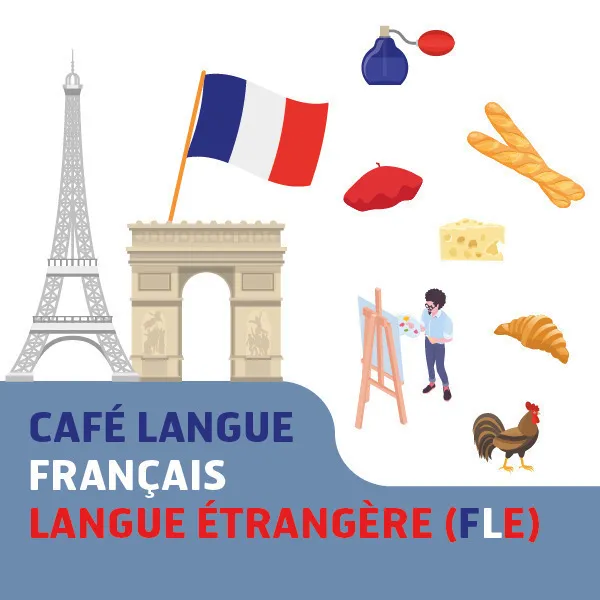 Illustration de l'événement : Café langue français langue étrangère (FLE)