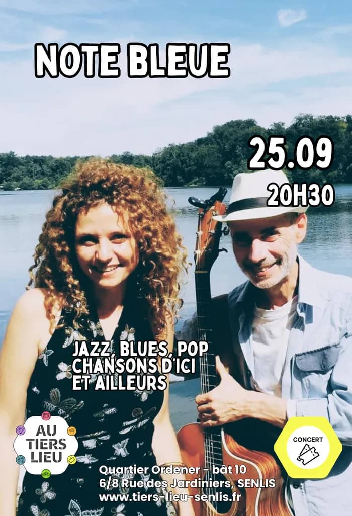 Illustration de l'événement : Concert du groupe Note Bleue : jazz, blues, pop, chansons d’ici et ailleurs