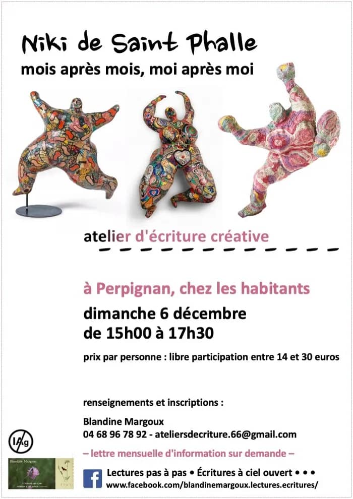 Illustration de l'événement : Niki de Saint Phalle, mois après mois, moi après moi • Atelier d'écriture