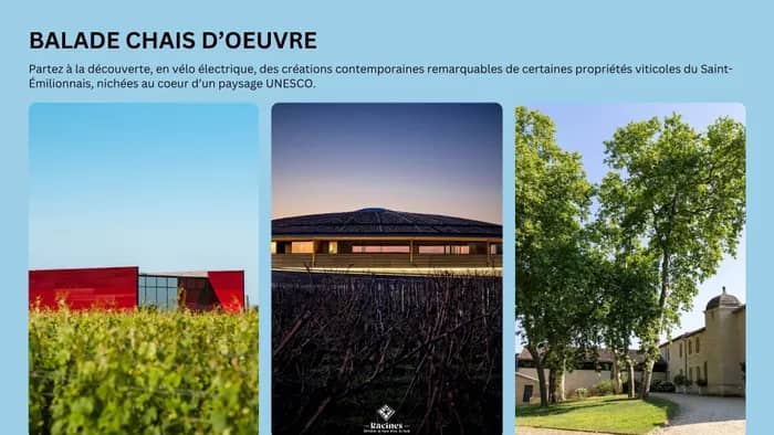 Illustration de l'événement : BALADE « CHAIS D’ŒUVRE » : l’architecture contemporaine au cœur du vignoble !
