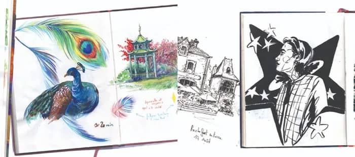 Illustration de l'événement : Stage de dessin : Carnet de voyage !