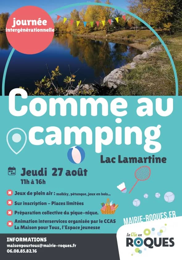 Illustration de l'événement : "Comme au camping"