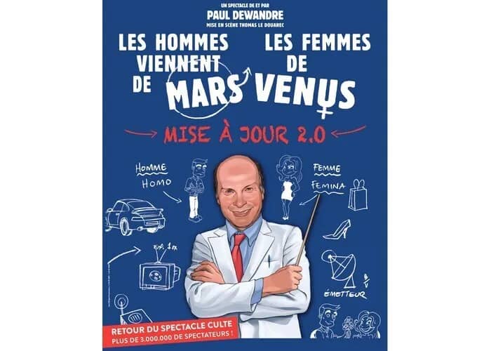 Illustration de l'événement : Les hommes viennent de Mars, les femmes de Vénus - Mise à jour 2.0