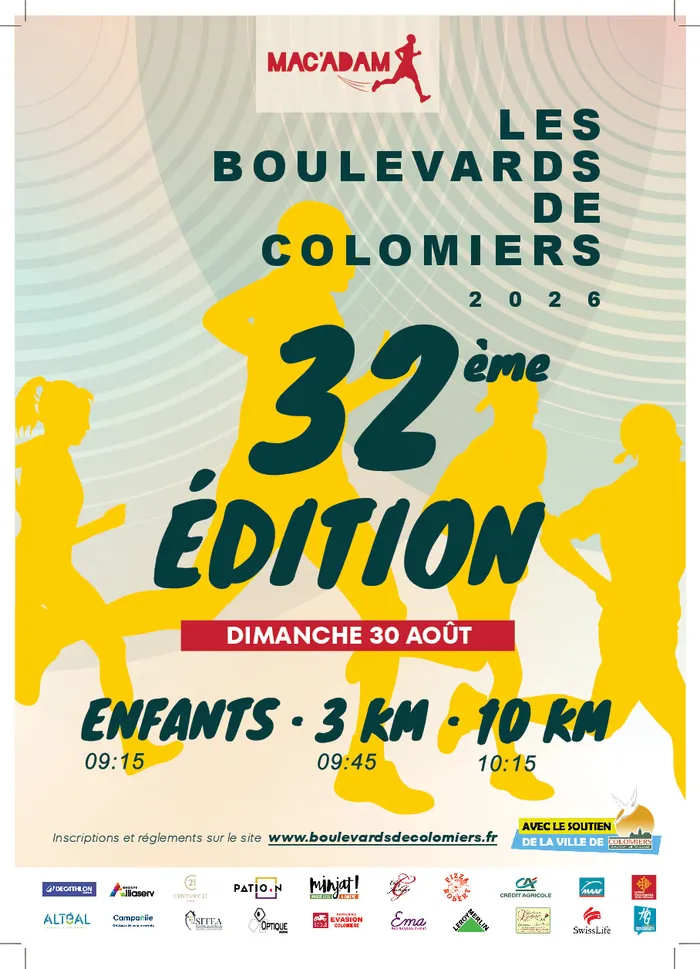 Illustration de l'événement : 32e Course des boulevards de Colomiers