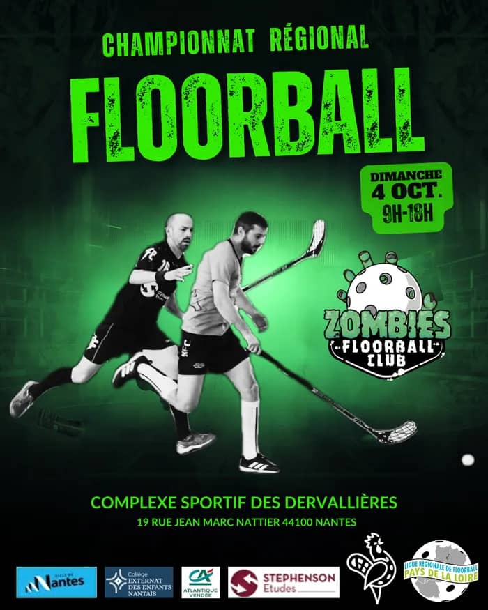 Illustration de l'événement : Championnat régional de Floorball (hockey en salle)
