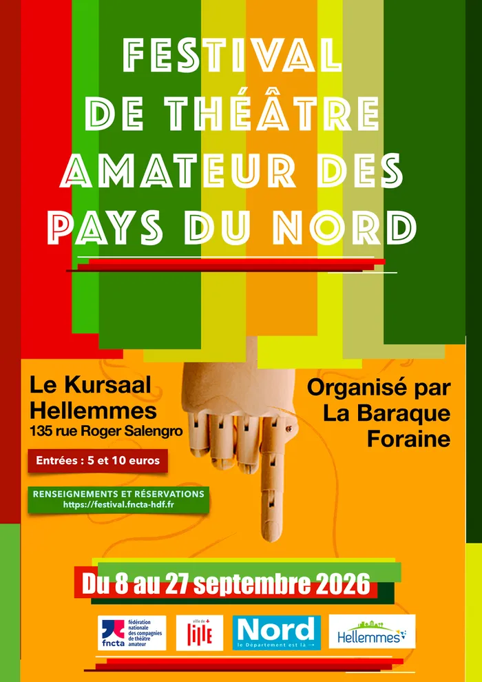 Illustration de l'événement : Festival de théatre amateur des pays du Nord - Du 8 au 27/9