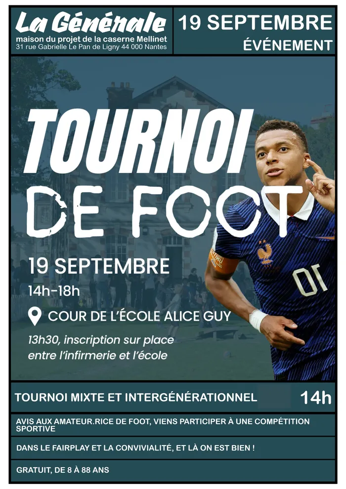 Illustration de l'événement : Tournoi de foot mixte et intergénérationnel