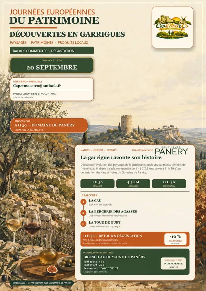 Illustration de l'événement : Ballade découverte dans les garrigues